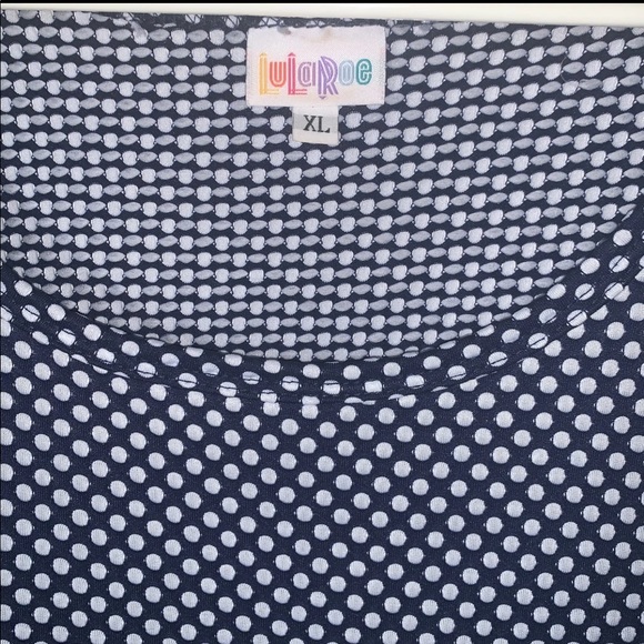LulaRoe Skater Polka Dot Dress - Picture 2 of 2